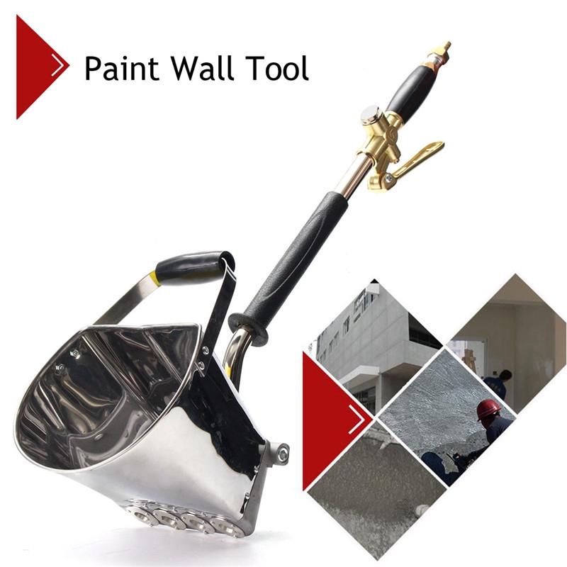 7.9KGS Cement Mortar Concrete Air Stucco Plastering Sprayer Hopper Paint Wall Tool NEW
