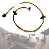 4Pin To 3 Port HDD SSD SATA Power Cable Connector For ATX PSU Computer Motherboards Power Cord 28CM