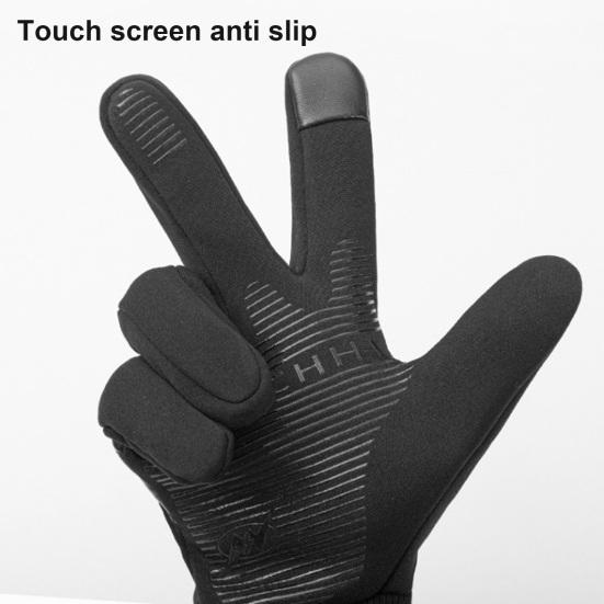 1 Pair USB Heated Cycling Gloves Warm Touchscreen Anti-slip Waterproof Cold Weather Winter Men Women Outdoor Motorcycle Electric Heating Gloves