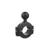 RAM Mounts Bar Mount Fits Diameters Black Base, 28.5-38.1mm,