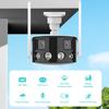 4K 8MP IP Camera WiFi Color Night Vision 180° Wide Angel Outdoor Wifi Surveillance Cameras 4MP CCTV Security Protection Camera