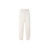2024 Collection Ch. 02 Solid Color Joggers with Elastic Waist & Pockets Unisex Bottoms Milk-White IW1630