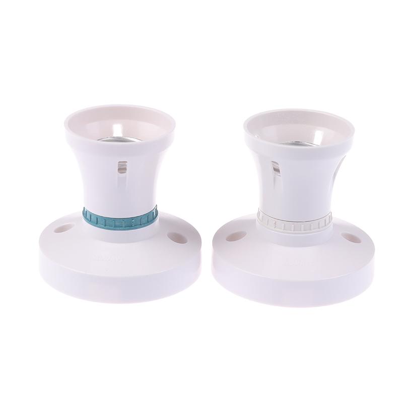 High-power E27 Screw Ceiling Lamp Head LED Lamp Holder Desktop Led Lighting Base Socket Home Heat Resistant Round Lamp Holder