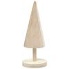 Wooden Christmas Tree To Decorate - 15.5 X 5 Cm - White - For Children - Decorative