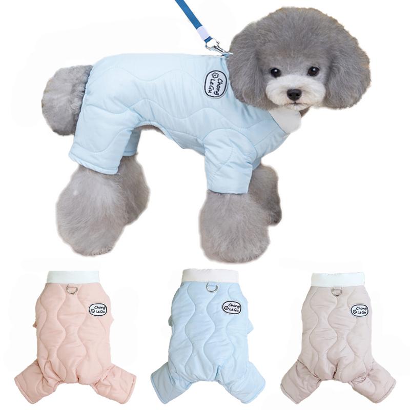 Winter Warm Pet Clothes for Small Medium Dogs Jumpsuit Puppy Jacket French Bulldog Pug Coat Chihuahua Yorkie Poodle