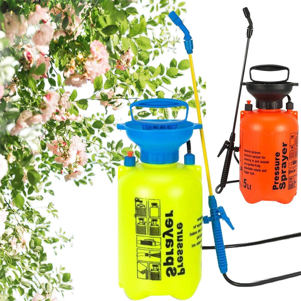 5L Garden Pressure Sprayer Water Pump Pressure Sprayer 2 Spray Modes Plant Spray Bottle Adjustable Strap for Lawn Garden