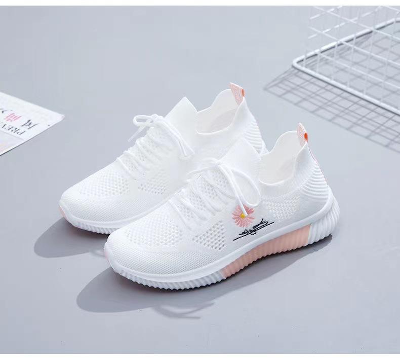 Feiweaving 2025 New Versatile Running Mesh Shoes Spring and Summer Women's Sports Shoes Student Shoes Casual Women's Shoes