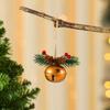 New Christmas Bell Door Hanging Bell, Red Fruit Pinecone Wind Chime, Christmas Tree Hanging Piece, Christmas Decoration