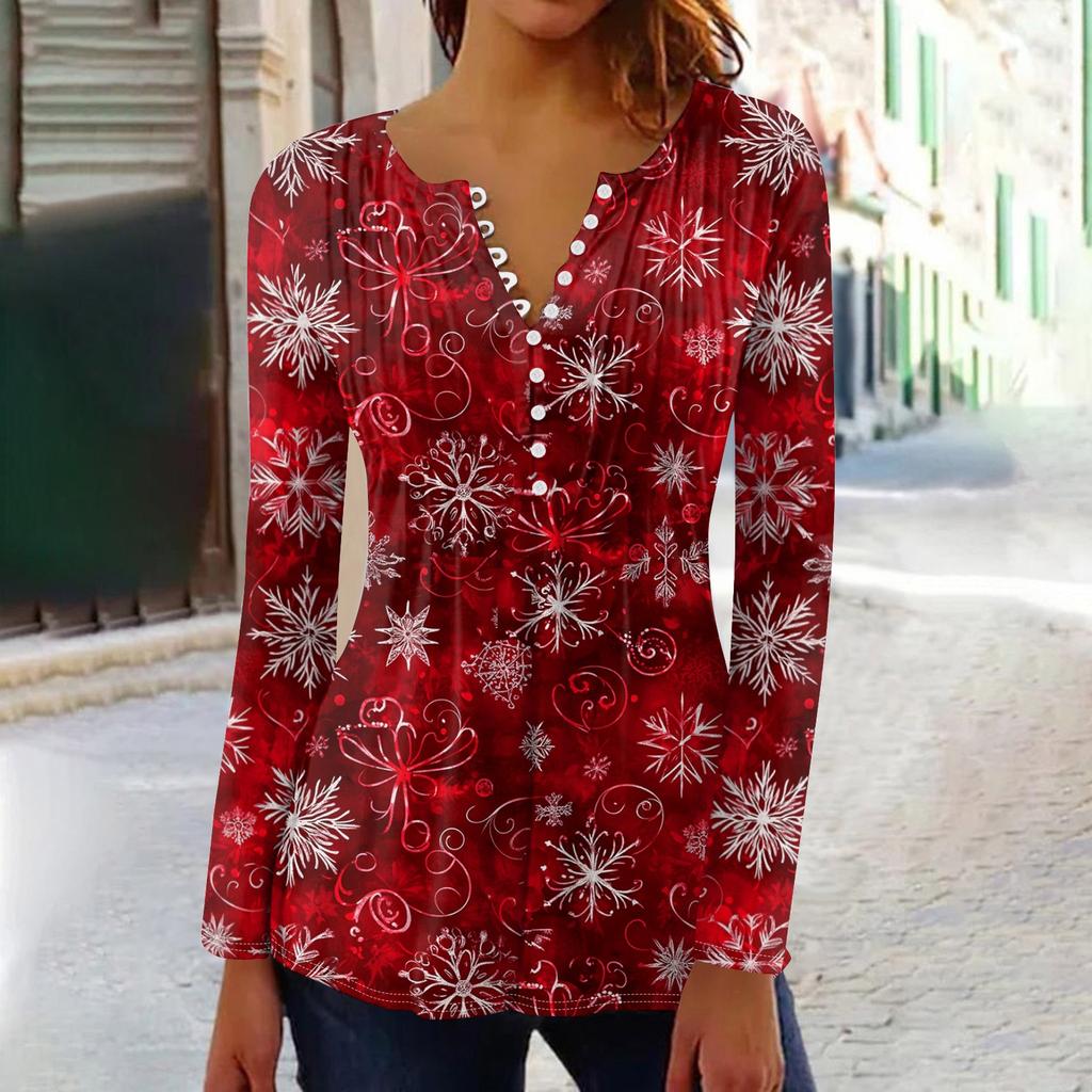 Long Sleeve Shirts For Women Fall Fashion Dressy Casual Blouses Trendy Pleated Tunic Tops For Leggings Christmas