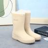 Women's Medium Tube Adult Fashion Non-slip Rain Boots