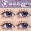 1 Pair Cosplay Colored Contact Lenses for Eyes Anime Red Beauty Makeup Lens Halloween Pink Eyes Lenses Purple Contacts