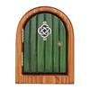 Tale Tree Wooden Door Outdoor Miniature Courtyard Door Tree Decoration Courtyard Accessories Ornament