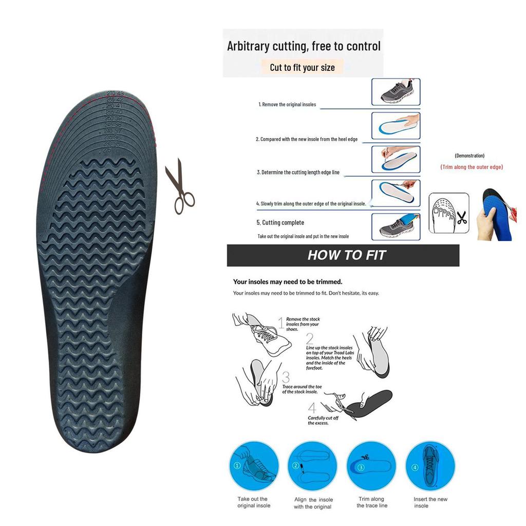 Magnetic Massage Comfort Insoles: Breathable, Sweat-Absorbing EVA Cushions for Height Increase