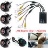 360 Degree Car Parking Panoramic View Rearview 4 Way Camera Control Box System