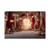 Indoor Window Snowflake Decoration Stage Theme Background Cloth Background Wall Decoration Photo Cloth
