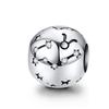 WOSTU 12 Constellation Aries Beads 925 Sterling Silver CZ Charm Fit Original DIY Bracelet Beads