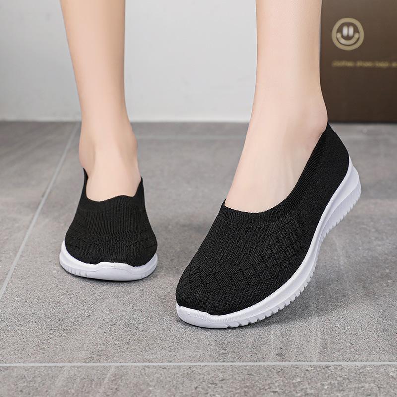 Women Shoes Women Flats Shoes Soft Color Slip On Flat Shoes Ballet Flats Comfortable Ladies Shoe Mesh Zapatos Mujer