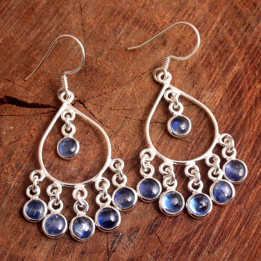 Green Onyx Silver Earring, Valentines Gift, 925 Sterling Silver Handmade Jewelry, Silver Earring, Gemstone Jewelry, Gift For Mum, Dangle Earring