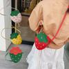 Infant Baby Kids Girls Bags Waist Bags Shoulder Bags Leather Cute Strawberry