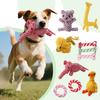Cotton Rope Dog Toys Pipitao Animal Shape Woven Toys Knot Chew-resistant Teething Dog Toys.