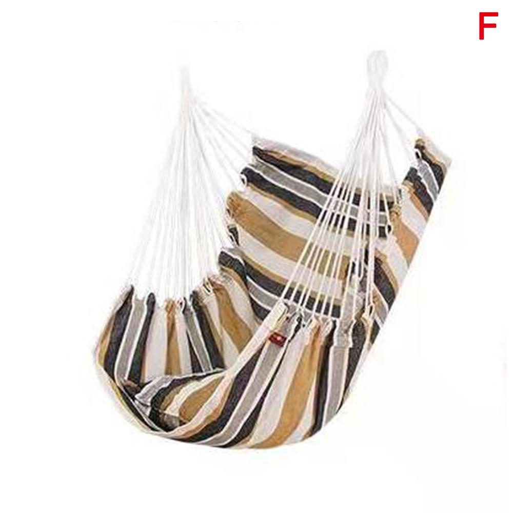 Colorful Outdoor Bedroom 120KG Camping Rope Bed Fabric Garden Hanging Hammock Hammock Swings Hammock Chair Swing Seat
