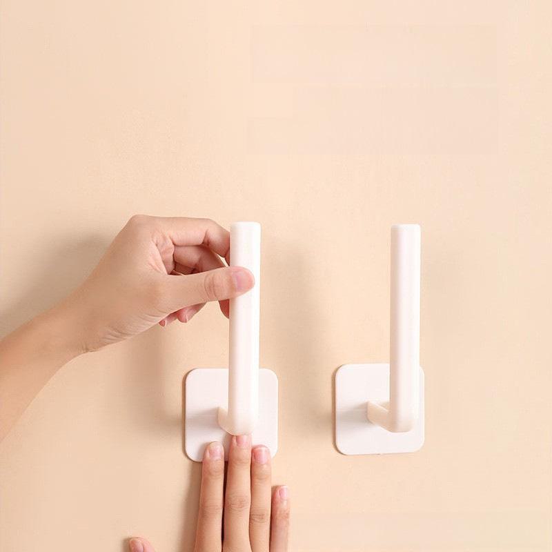 Wall-Mounted Paper Towel Holder & Storage Rack