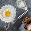 1PC Stainless Steel Ball Whisk Set Kitchen Whisk Wire Egg Whisk for Cooking Blending Whisking Beating Stirring Egg Baking Tool
