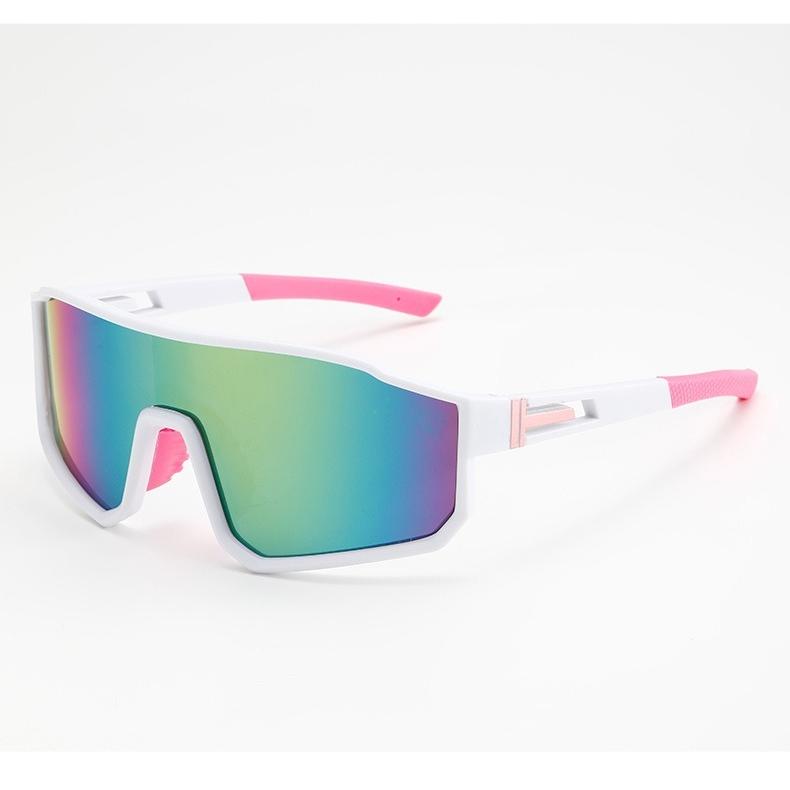 Outdoor Sports Cycling Sunglasses with Full Frame Integrated Lenses and Colorful Coated Sunglasses