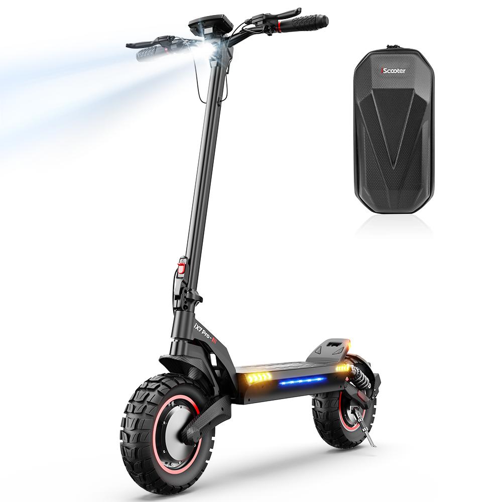 iScooter IX7Pro Electric Scooter 1000W Dual Motor 48V 17.5Ah Battery 10 Inch Off Road Tires For Adult Outdoor Riding Electric Scooter For All Terrain