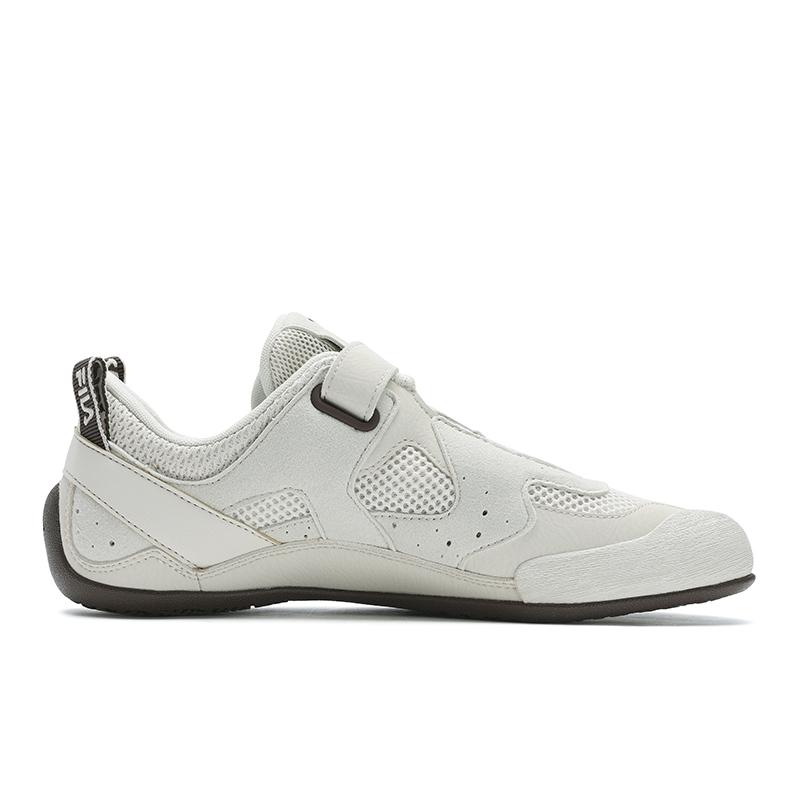 Fila Step Color Stone Shoes Retro Sports Versatile Fashion Comfortable Wear-Resistant Low-Top Casual Shoes Women Sneaker White Brown F12W532152F-BI