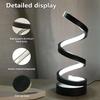 Dimmable 3 Color Bedside Night Light Lamp Usb Dimmable Led Lights 3D Spiral Night Lights For Bedroom Desk Night Lamp