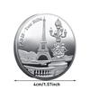 Paris Eiffel Tower Coin Travel Collection Commemorative Coins Non-Currency Souvenir Metal Collection Gift