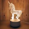 Creative Led Night Light Usb Plug Night Light Monochrome Bedside 3d Night Light