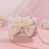 Winter Pearl Bow Princess Handbag: Cute, Versatile Crossbody Coin Purse