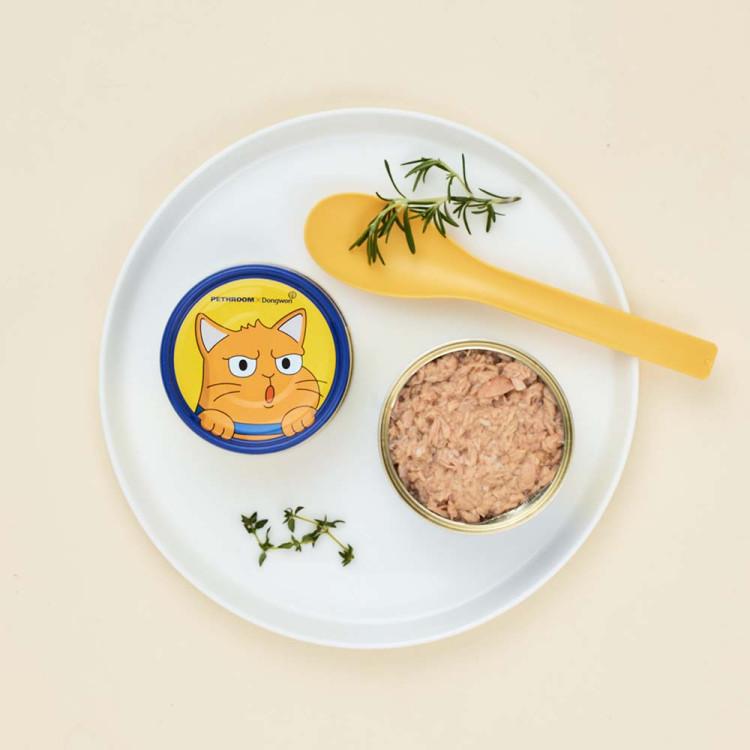 [pethroom X Dongwon] Alex Tuna & Eric Chicken (10 Pack) Cat Canned Snacks Large Capacity