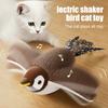 Flapping Wings Birds Cat Toy Interactive Flying Sparrow with Lifelike Chirping Sound Touch Activated Plush Birds Kitten Toy for Indoor Cats