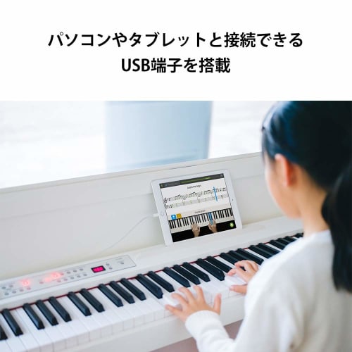 KORG LP-380U Digital Piano, 88 Keys, Made In Japan, Warm Wood Construction, Includes Genuine Headphones and Pedal, Black (LP-380-BK U)