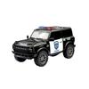 Toy Car Model 1/34 2022 Ford Bronco Police SUV Sport Diecast Miniature Vehicle Collection Gift for Children Boys Kid