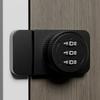 Zinc Alloy 3-Digit Keyless Combination Lock - Twist Knob Hasp Latch with Password Code for Kitchen Cabinets, Drawers & Cupboards