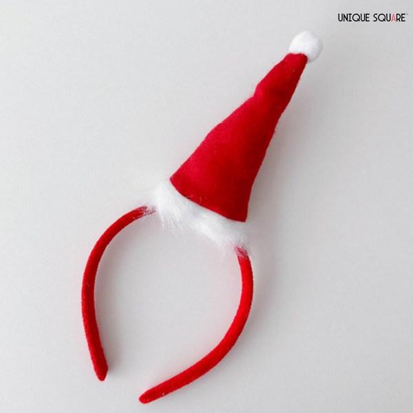 Unique Square Santa Hat Christmas Tree Emotional Party Props Hairband Headband
