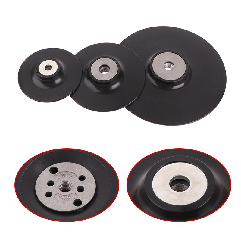 4-7'' M10/M14 Thread Backing Pad Abs Plastic Back Pad Round Grinding Discs For Angle Grinder Sanding Sander