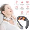 EMS Electric Neck Massager 6 Modes 9 Gears Neck Shoulder Massage Wireless Cervical Spine Massager Heating Physiotherapy Pain Relief