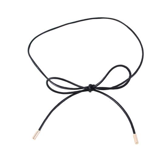 Imitation Leather Belt Lace-up Decorative Waistband Dress Shirt Tops Belt Versatile Fashion Accessory