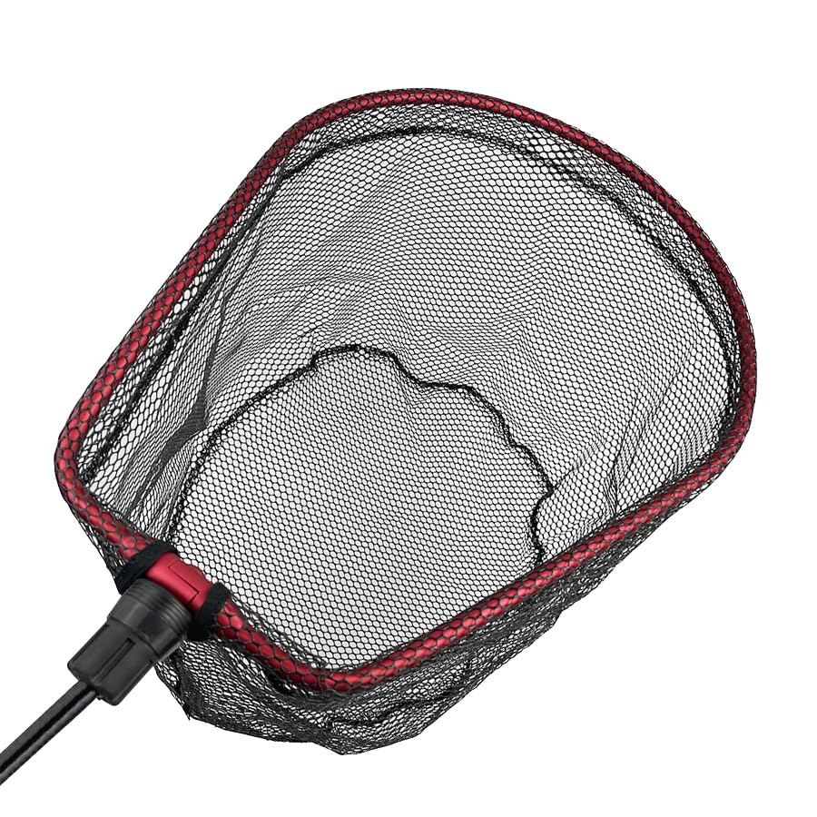 Landing Frame (with Net) 40 X 50 Red Rubber Coat