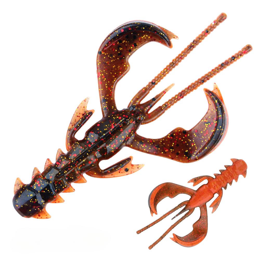 1 Set 4cm Lobster Soft Lure Fishing Lures Attractive Shrimp Odor Salt Wobbler