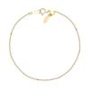 Lala Christie 18k Gold Tear Cut Bracelet Adjustable Up To Women's Chain, Length, 18cm, Lb97-0010-yg