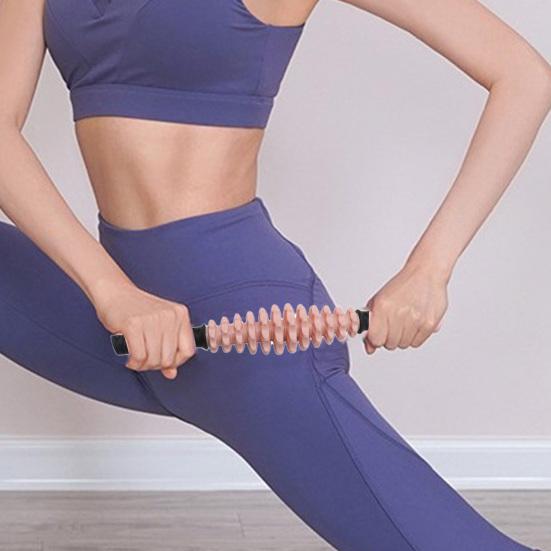 Useful Anti Cellulite Adjustable Gear Muscle Roller 12 Wheels Deep Tissue Stick for Home