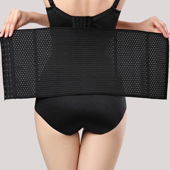 Waist Slimming Belt Good Elasticity Fat Burning Adjustable Cut-out Breathable Body Sculpting Tight Waist Trainer Body Shaper Corset Daily Wear