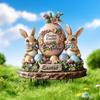Easter Acrylic Garden Stake Decoration Multi-Function Yard Ornaments Waterproof Courtyard Statue for Garden Yard Patio