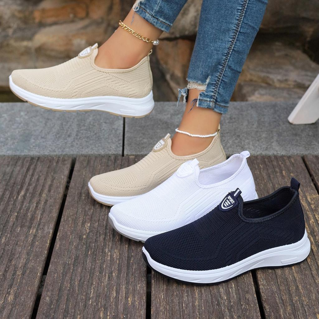 New Temu Women's Shoes for Women's Comfortable Flying Mom Shoes for One Foot Comfortable Women's Singles Shoes